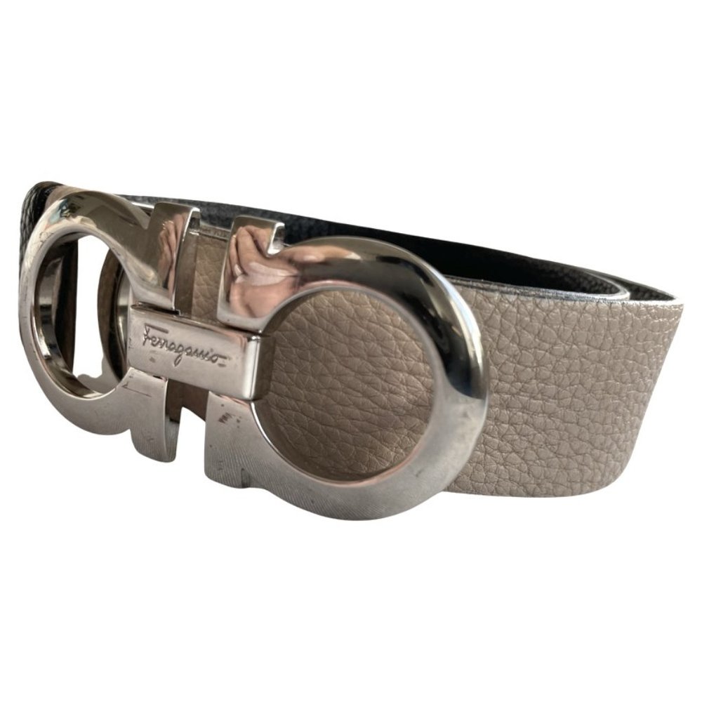 SALVATORE FERRAGAMO Reversible Leather Belt